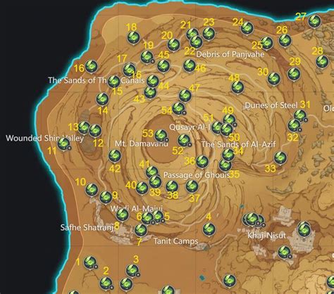 3.6 genshin map|3.6 Desert Remarkable Chest Locations and Map。